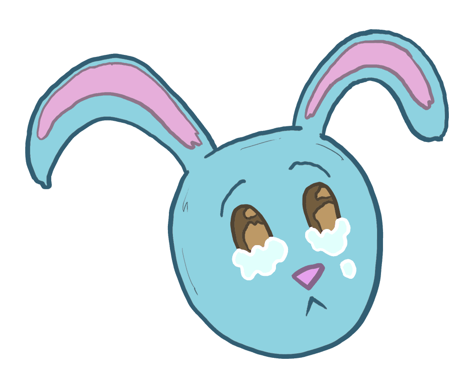 Crying bunny